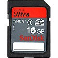 SanDisk 16GB Ultra Secure Digital SDHC Memory Card