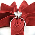 Oversized 'Diamond Ring' Napkin Holder Set (Set of 4)