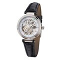Kenneth Cole Women's Automatic Black Leather Strap Watch
