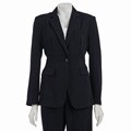 First Lady Women's 1-button Pinstripe Pant Suit