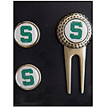 Michigan State Spartans Divot Tool Golf Ball Marker Set
