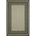 Indoor/ Outdoor Green Rug (4'11 x 7'6)