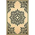 Medallion Black Rug (7'10 Square)