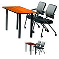 Boss 48-inch Training Table and Chair Set