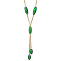 Green Genuine Murano Glass Bead Necklace