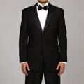 Caravelli Italy Men's Black 2- Button Tuxedo