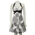 Ruby Rox Junior's Medallion Print Halter Dress