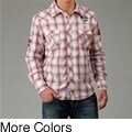 Just A Cheap Shirt Men's Plaid Patch Shirt