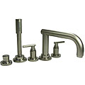 Grohe Atrio Satin Nickel Double-handle Roman Tub Filler
