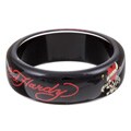 Ed Hardy Black Plastic Tattoo Design Bangle