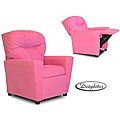 Dozydotes Cup Holder Hot-pink Child Recliner Chair