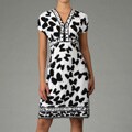 110 West Women's Butterfly Print Jersey Dress