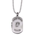 Sterling Silver Wounded Warrior Project US Marines Corp Necklace