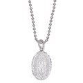 Sterling Silver 'Wounded Warrior Project*' Our Lady of Guadalupe Necklace