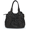 OiOi Weathered Leatherette Tote Diaper Bag