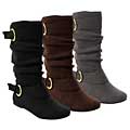 Glaze by Adi Women's Faux Suede Slouchy Boot