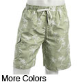 Newport Blue Men's Palm Print Swim Trunks