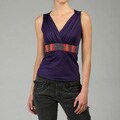 Baby Phat Women's Empire Beaded Tank