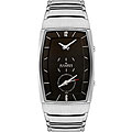Skagen Men's Dual Time Stainless Steel Black Dial Watch