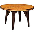 Ellis Round Walnut Dining Table