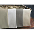 Egyptian Cotton 1200 Thread Count Pinstripe Sheet Set
