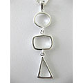 Set of 6 Sterling Silver Multiple Shapes Necklaces (Thailand)
