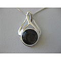 Set of 3 Sterling Silver Black Mother of Pearl Necklaces (Thailand)