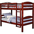 Solid Wood Cherry Twin/ Twin Bunk Bed