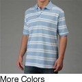 George & Martha Men's Double-Stripe Polo Shirt