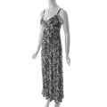 Derek Heart Junior's Black/ White High-waist Maxi Dress