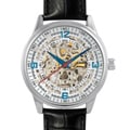 Akribos XXIV Men's Saturnos Skeleton Dial Automatic Watch