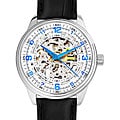 Akribos XXIV Men's Saturnos Skeleton Dial Automatic Watch