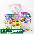 Happy Easter Bunny Treat Gift Tower