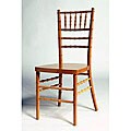 Stackable Natural Ballroom Chairs (Case of 16)