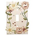 Floral Chain Single Switch Plates (Set of 6)