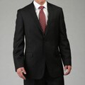 Kenneth Cole Slim Collection Men's Black 2-button Wool Suit