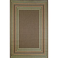 Sonoma Border Brown Rug (7'10 x 9'10)