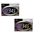 Oval Address Plaque