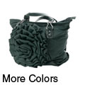 Adi Designs Rosette Faux Leather Shoulder Bag