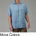 Martin Gordon Men's Basketweave Linen Shirt