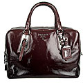 Prada 'Vernice Sfumata' Patent Leather Bowler Bag