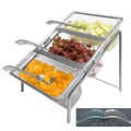Strata Metal Riser and Organizer Pans