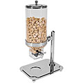 Chrome-finish Metal Cereal Dispenser