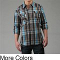 Indigo Star Men's Plaid Woven Shirt