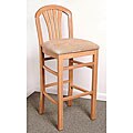 Fanback Natural Beechwood Bar Stools (Pack of 8)