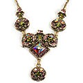 Bronze-burnished 1950s Retro Necklace