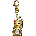 Dakota Yoshi Oshi Children's Gold Cat Charm Watch