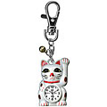 Dakota Yoshi Oshi Children's White Cat Charm Watch