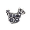 Signature Moments Sterling Silver Baby Carriage Bead