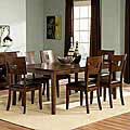Watson 7-piece Distressed Amber Dining Table Set